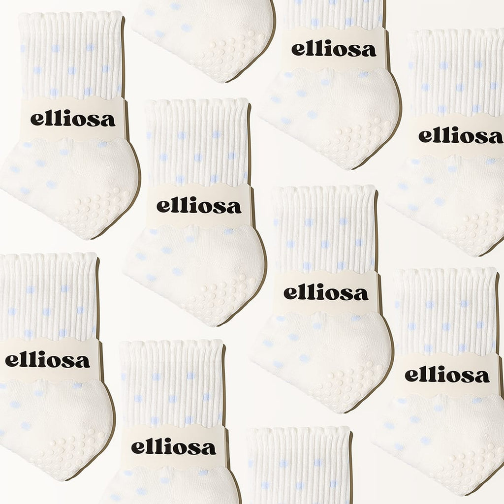 Baby Blue Polka Dots