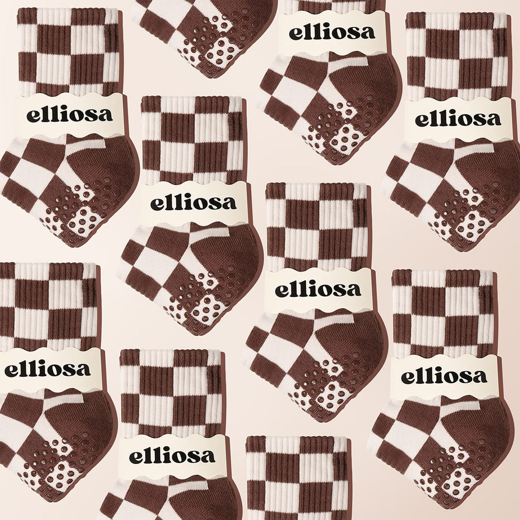 Grip Checkered - Chocolate