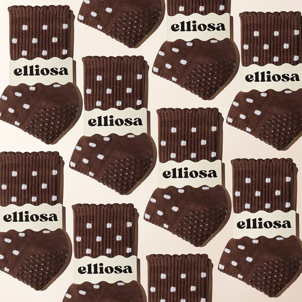 Espresso Polka Dots