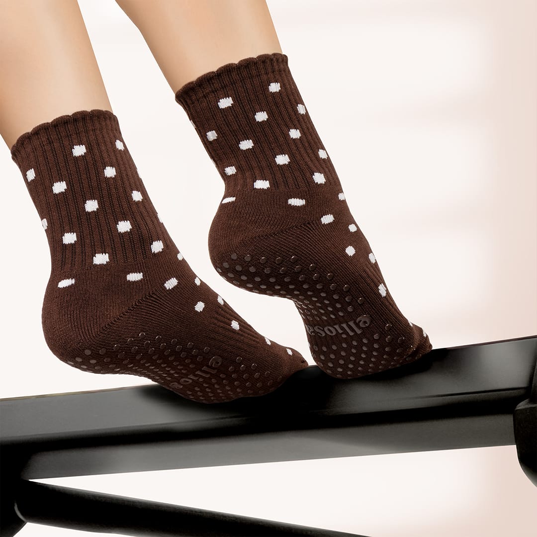 Espresso Polka Dots
