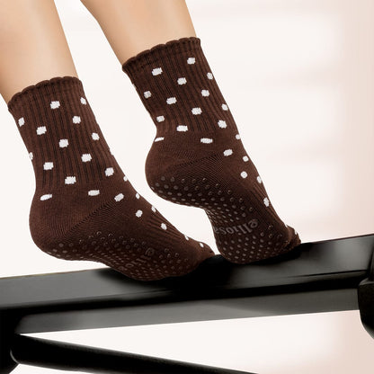 Espresso Polka Dots