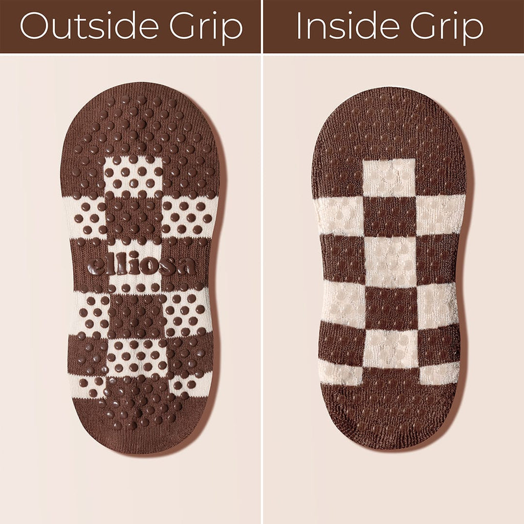 Grip Checkered - Chocolate