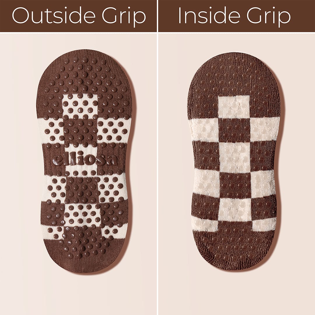 Grip Checkered - Chocolate