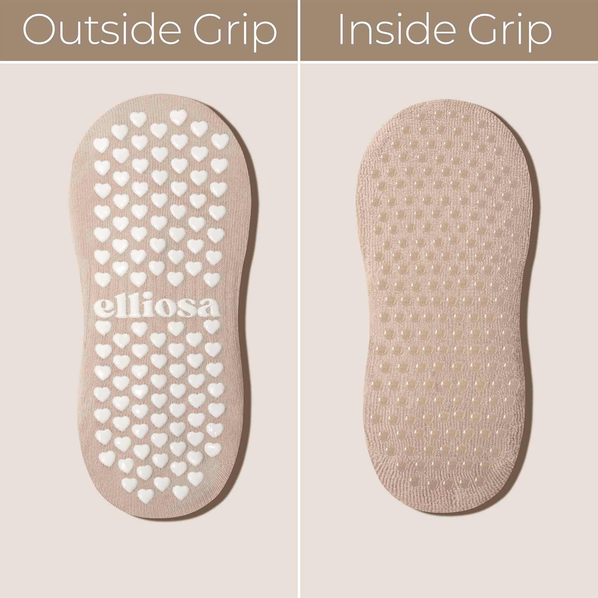 Grip Stripes - Oat Milk