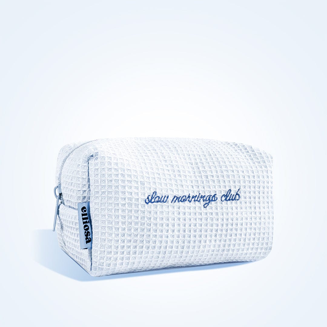 Slow Mornings Waffle Pouch Bag