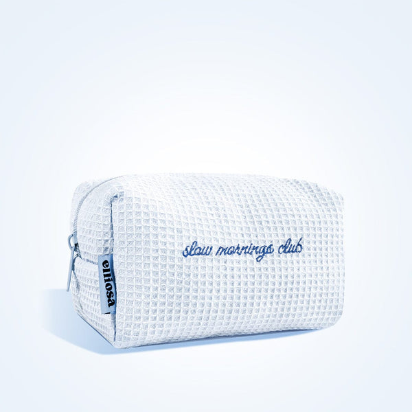 Slow Mornings Waffle Pouch Bag