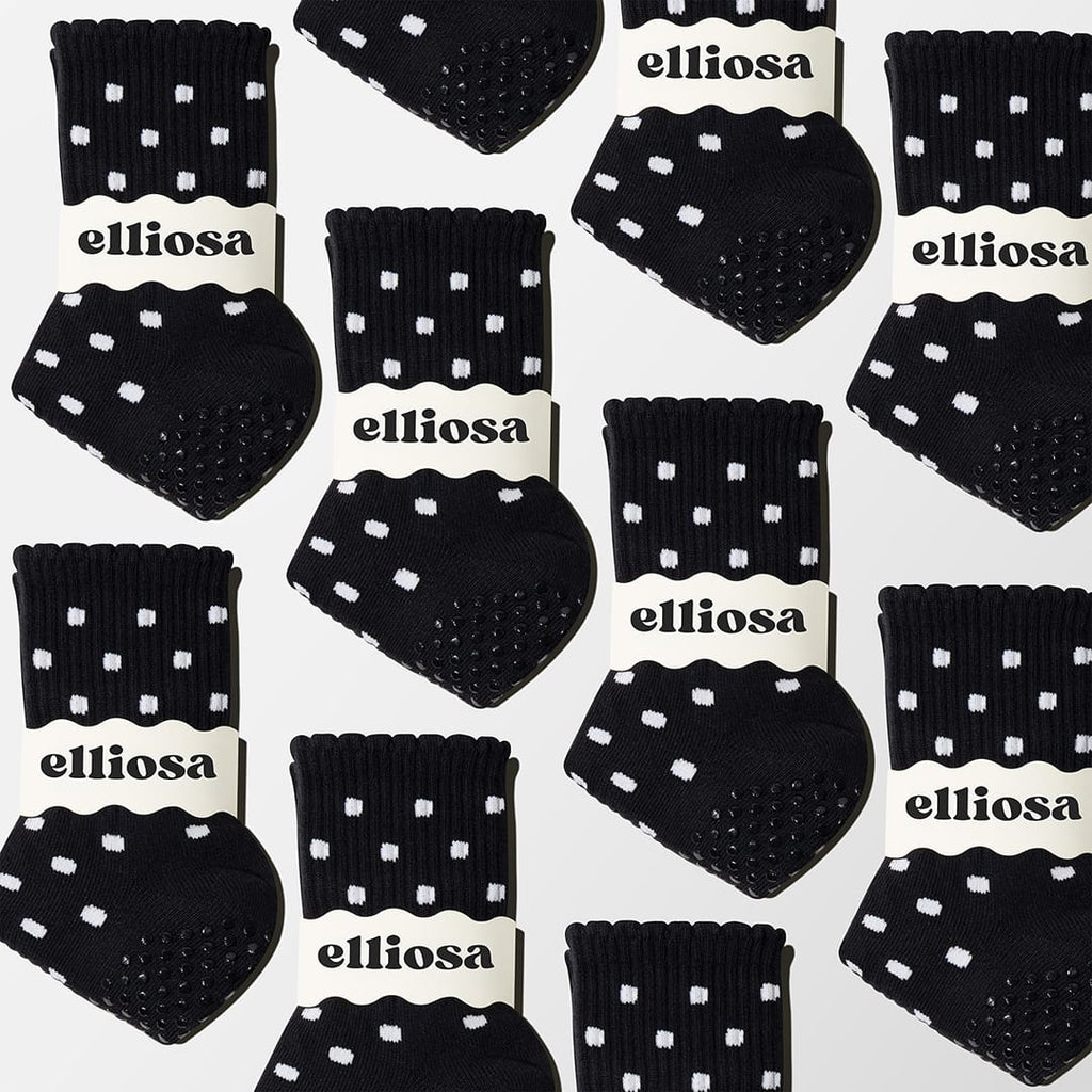 Noir Polka Dots