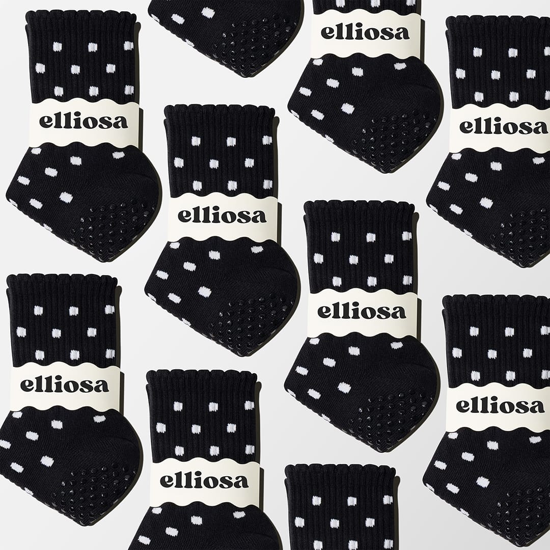 Noir Polka Dots