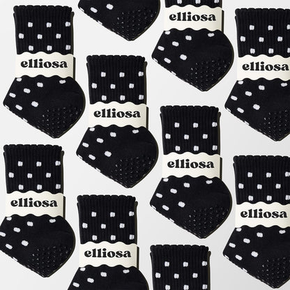 Noir Polka Dots