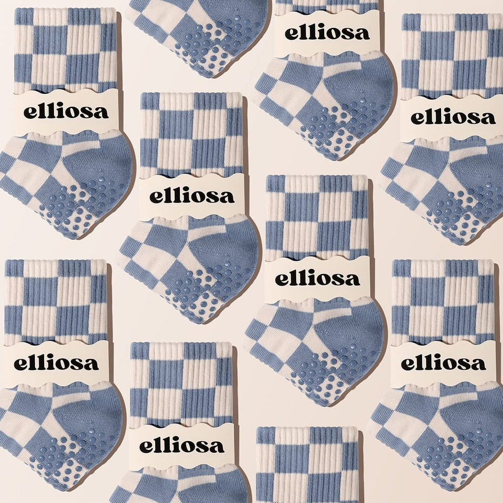 Grip Checkered - Sky Blue