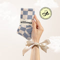 Grip Checkered - Sky Blue