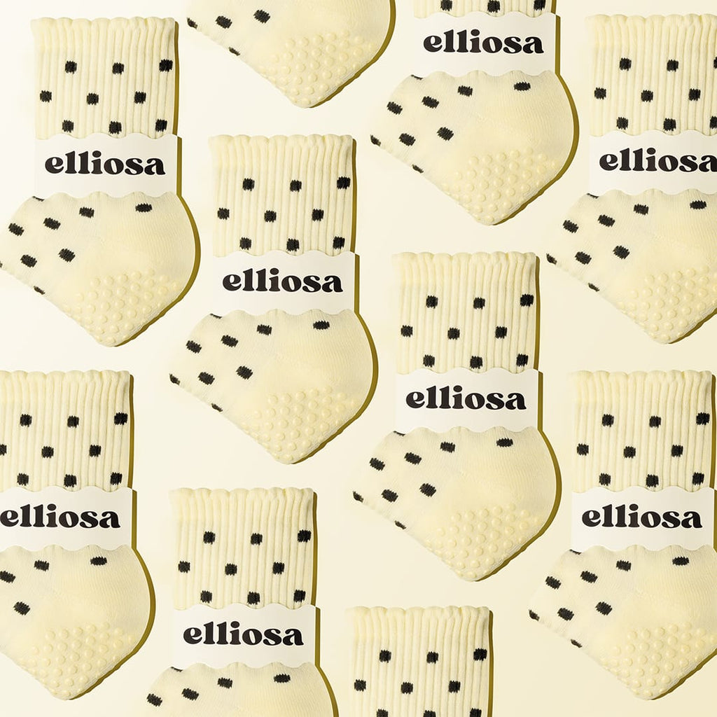 Butter Yellow Polka Dots