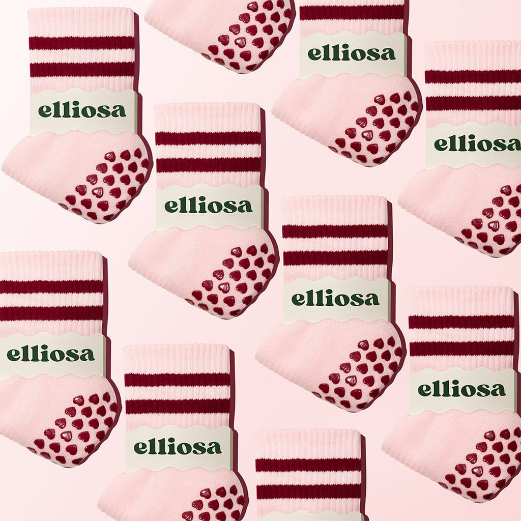 Grip Stripes - Soft Pink