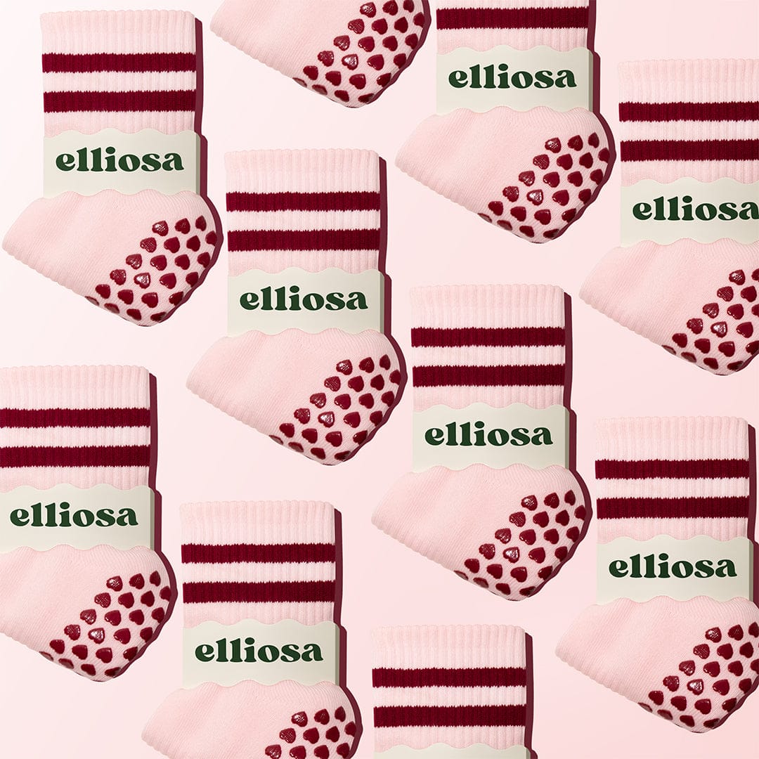 Grip Stripes - Soft Pink