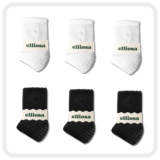 Grip Basics - Black & White (6 Pack)
